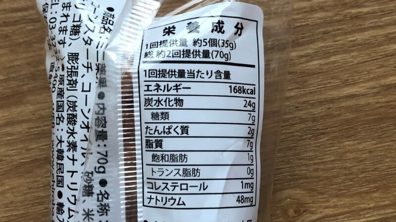 ミニ薬菓（ヤックァ）の商品情報