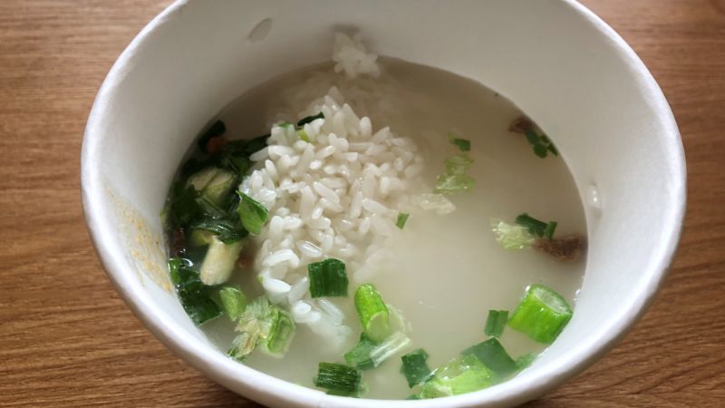 レンジdeクッパ　コムタンスープの作り方